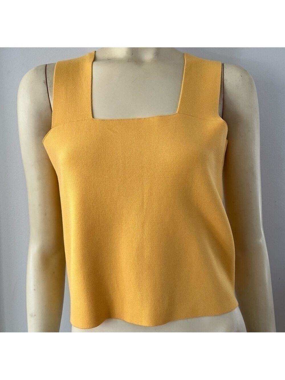Revolve X House of Harlow 1960 Women’s Wide Strap Tank Golden Yelllow L
